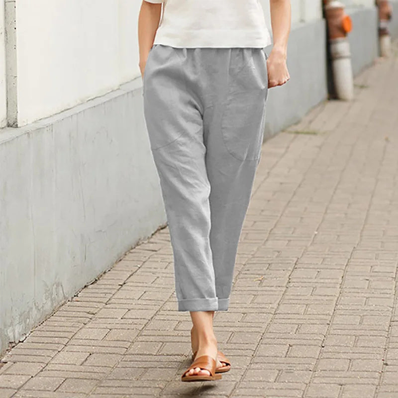 Kriza - Wide Leg Pants with Pockets