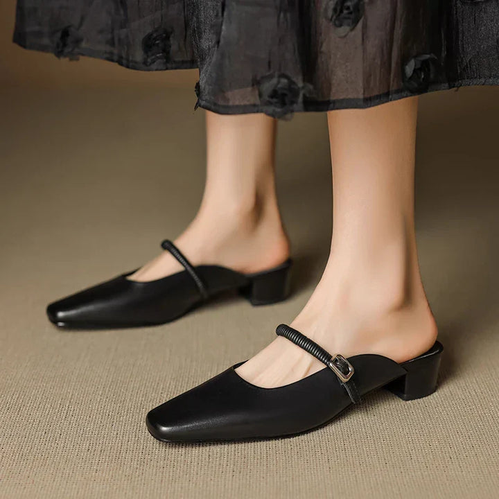 Kera | Leather Mules