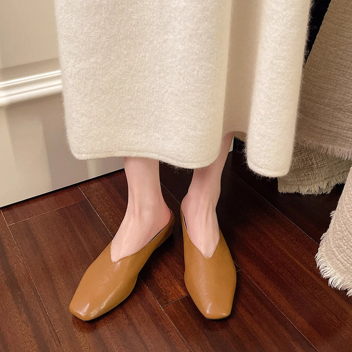 Lyra | Leather Mules