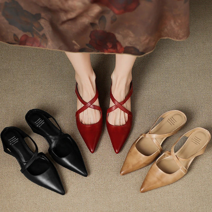 Aluna | Leather Mules