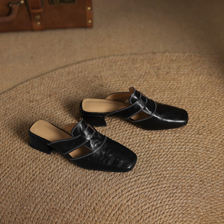 Ivora | Leather Mules