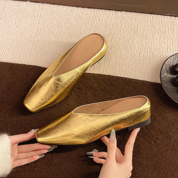 Lyra | Leather Mules