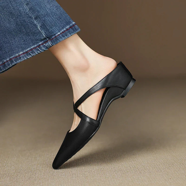 Aluna | Leather Mules