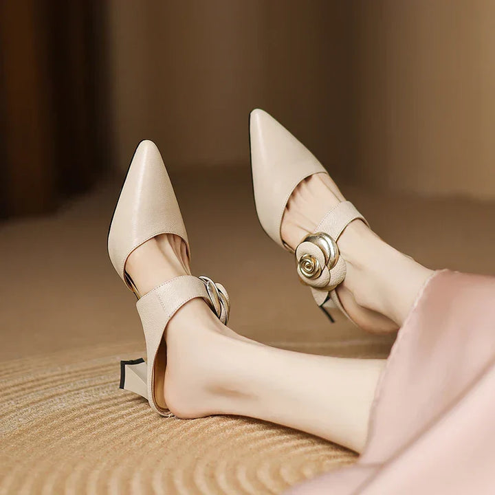 Garnet | Leather Mules