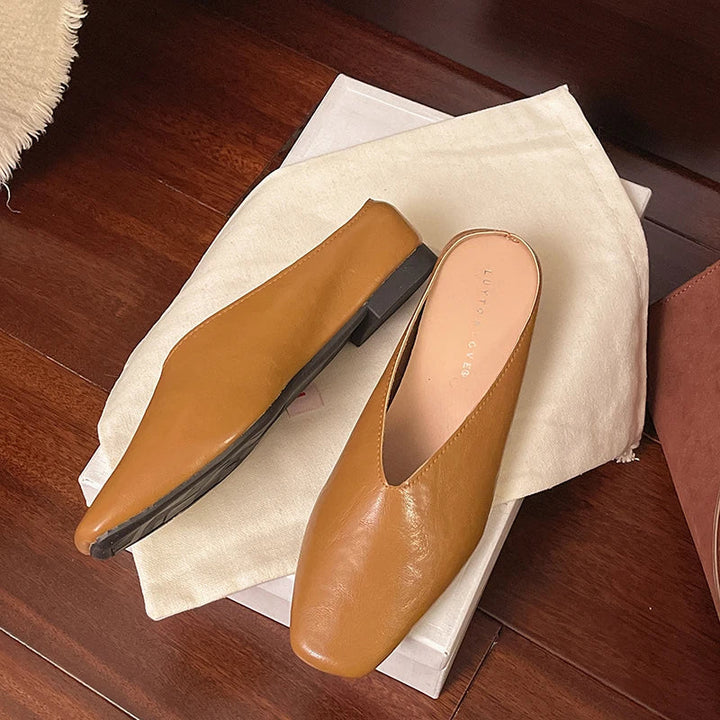 Lyra | Leather Mules