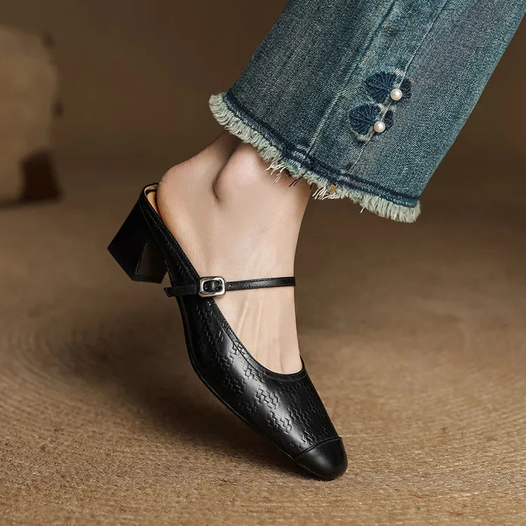 Berla | Leather Mules