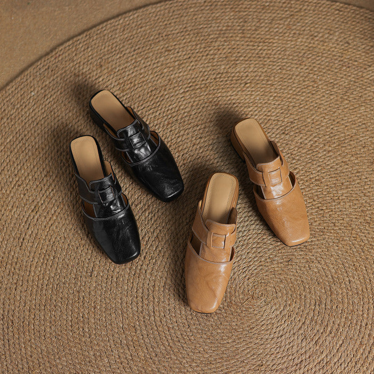 Ivora | Leather Mules