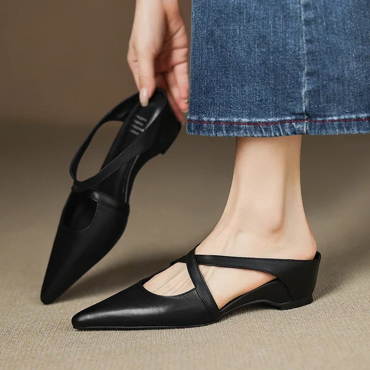 Aluna | Leather Mules