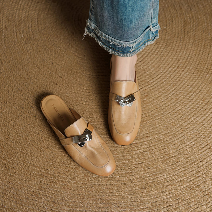 Carla | Leather Mules