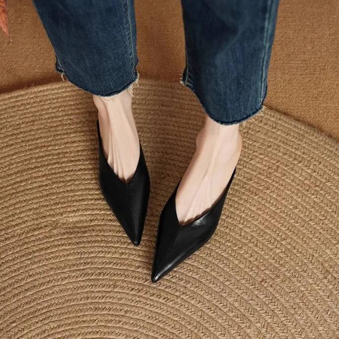 Eneva | Leather Mules