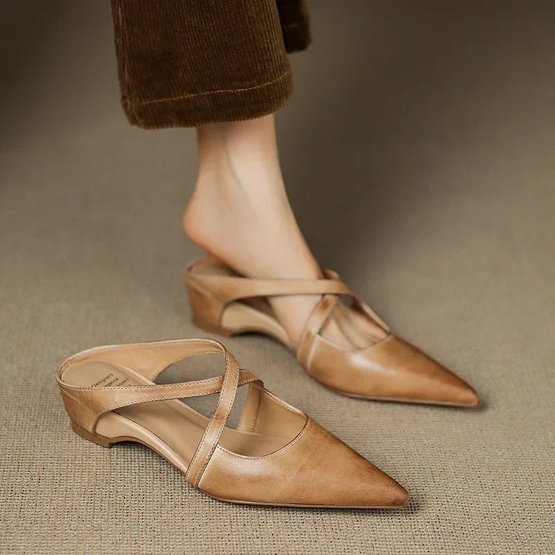 Aluna | Leather Mules