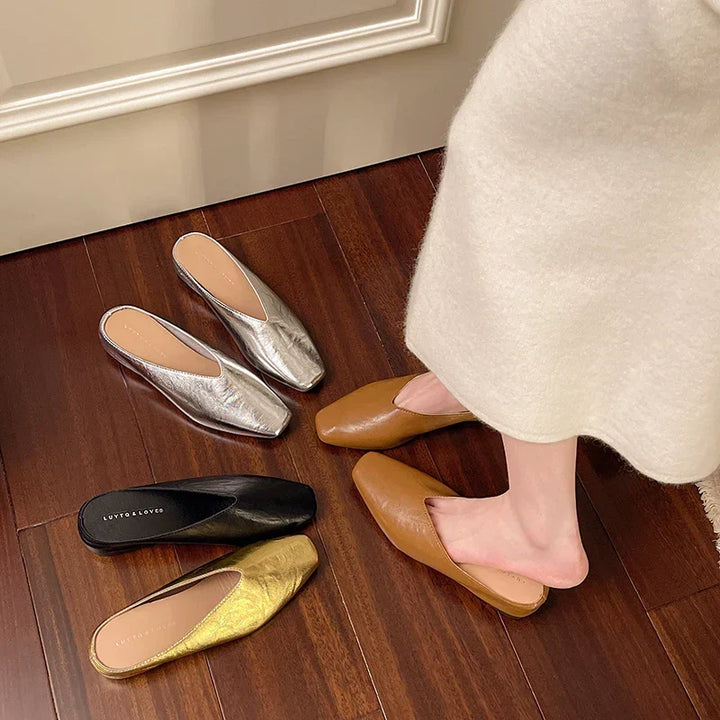 Lyra | Leather Mules