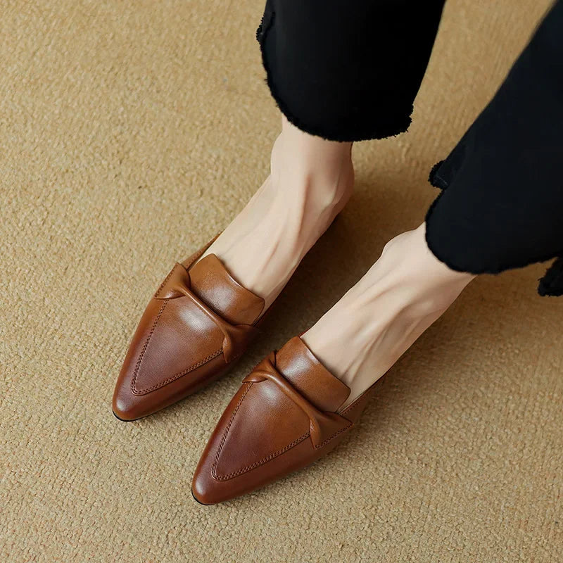 Alaya | Leather Mules