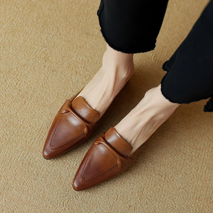 Alaya | Leather Mules