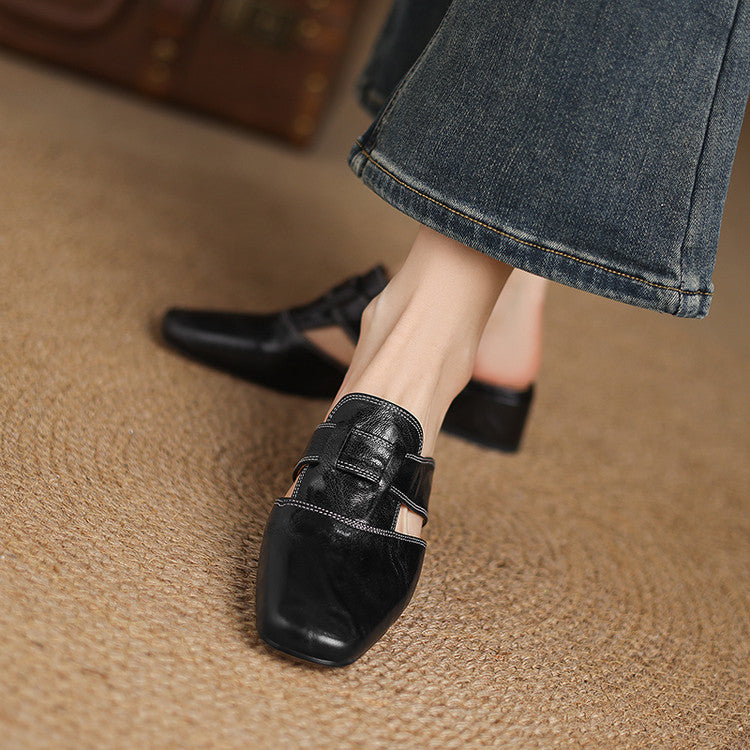 Ivora | Leather Mules