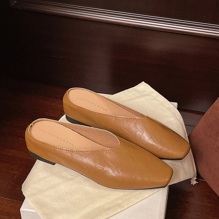 Lyra | Leather Mules