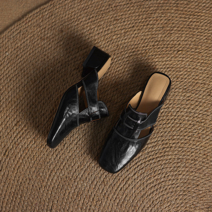 Ivora | Leather Mules