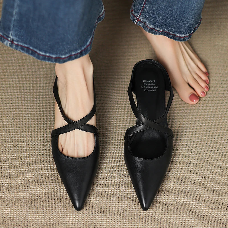 Aluna | Leather Mules
