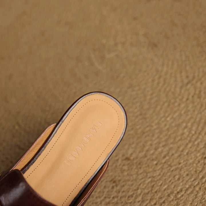 Carla | Leather Mules