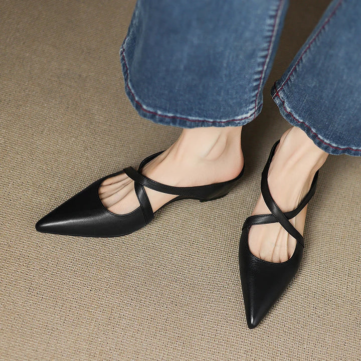 Aluna | Leather Mules