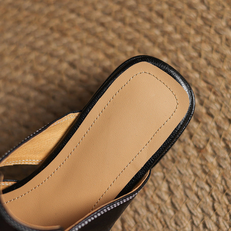 Ivora | Leather Mules