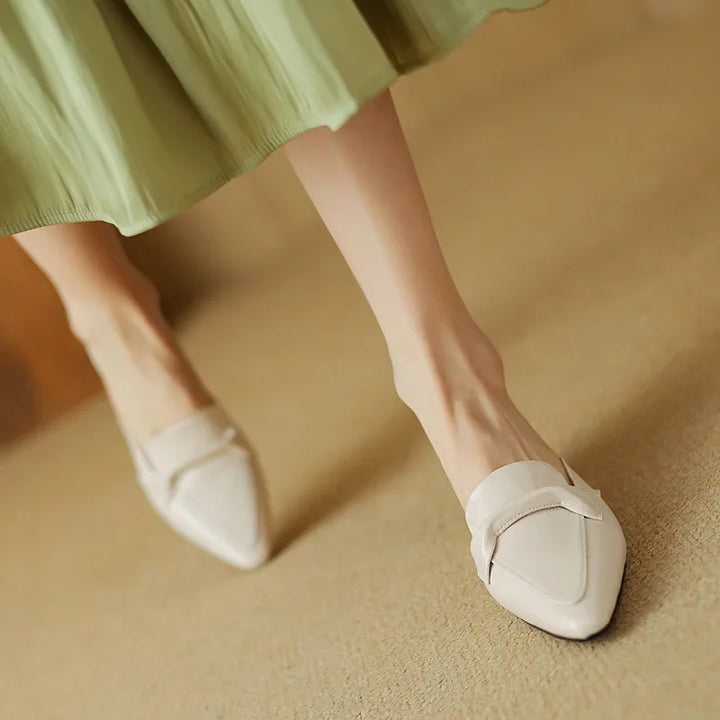 Alaya | Leather Mules