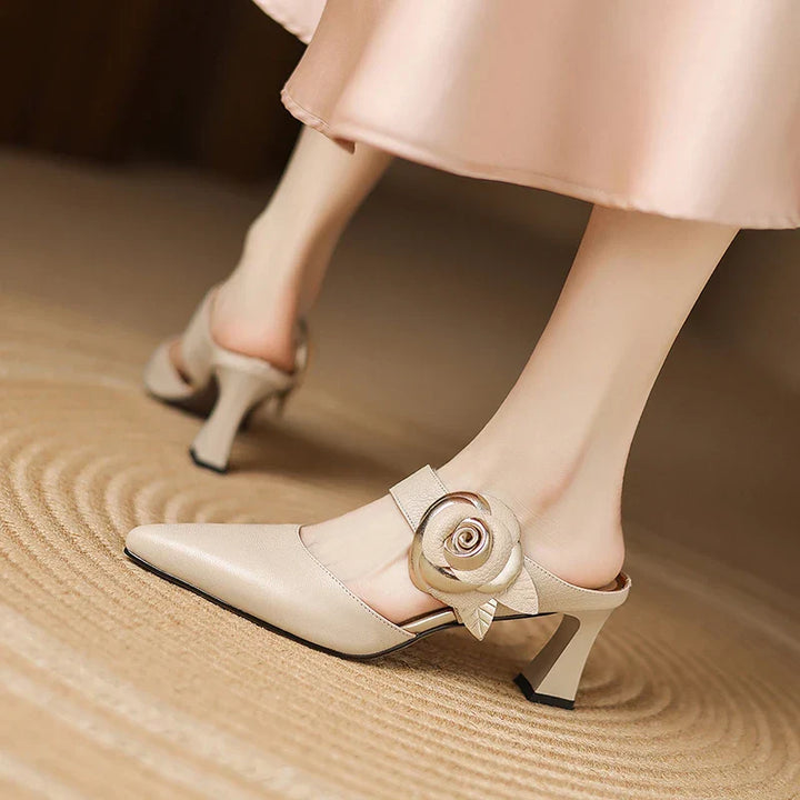 Garnet | Leather Mules