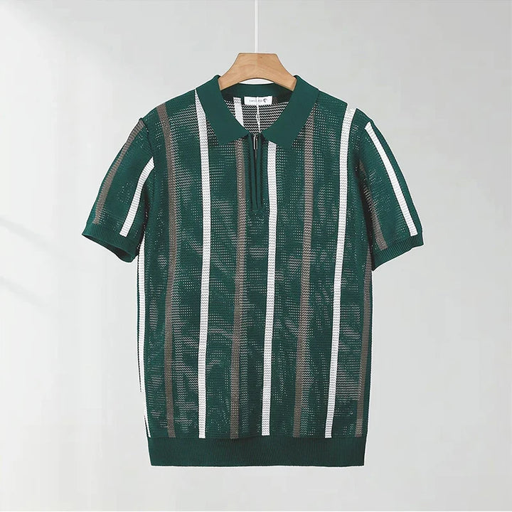 Nolan Open Knit Polo