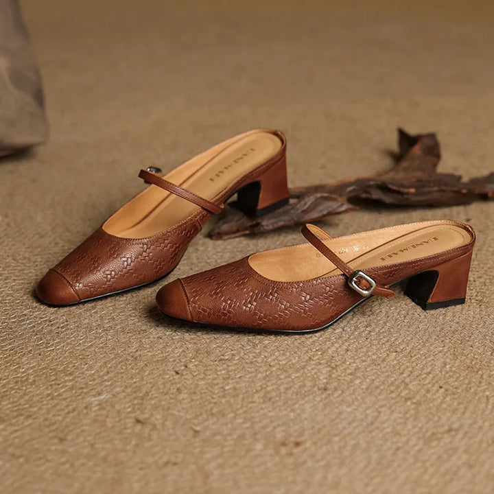 Berla | Leather Mules