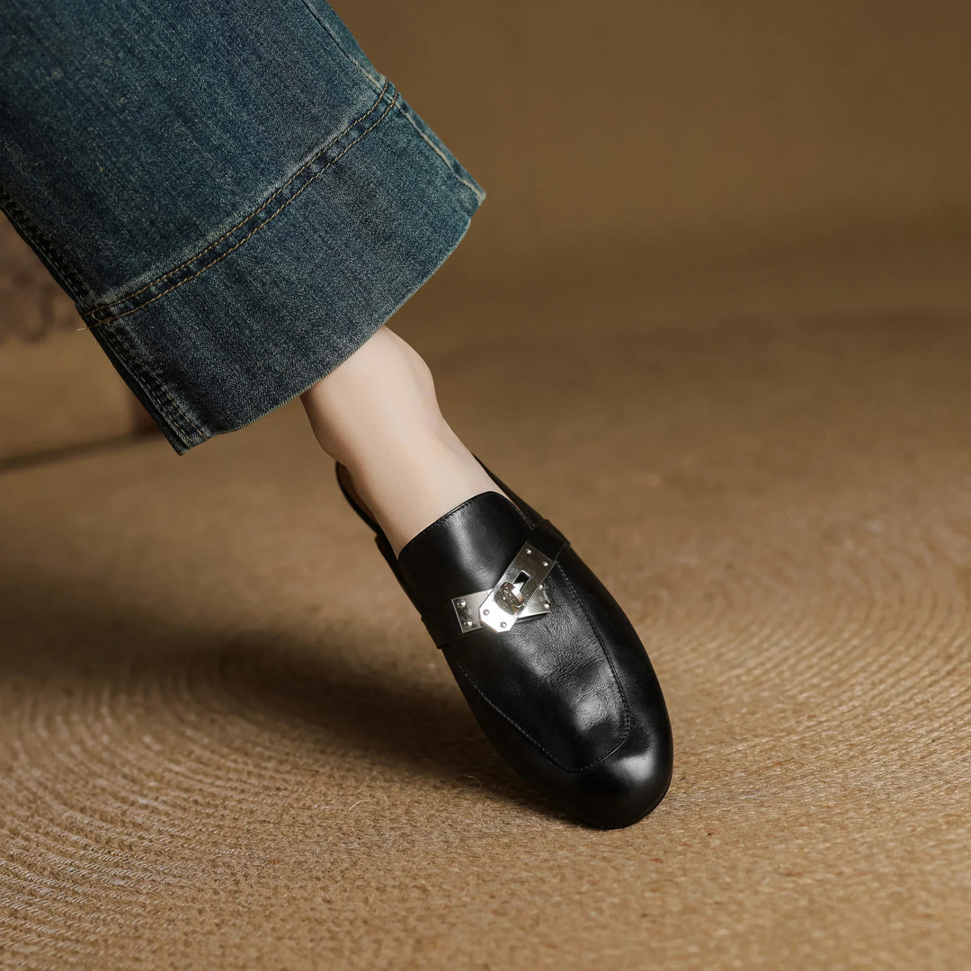 Carla | Leather Mules