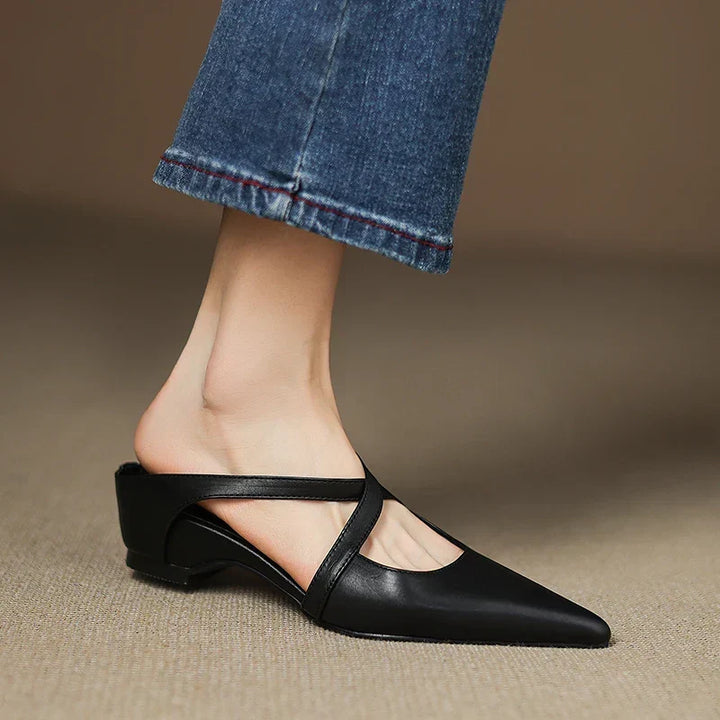 Aluna | Leather Mules