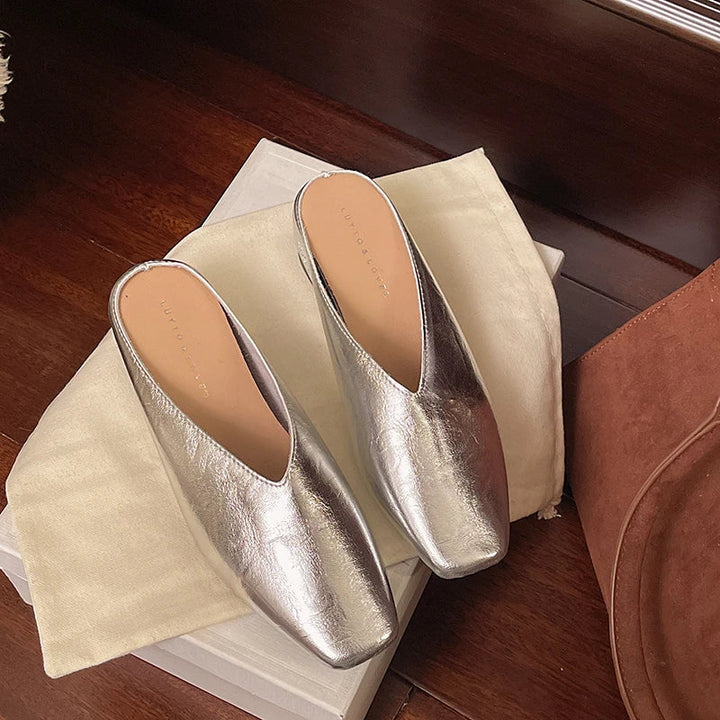 Lyra | Leather Mules
