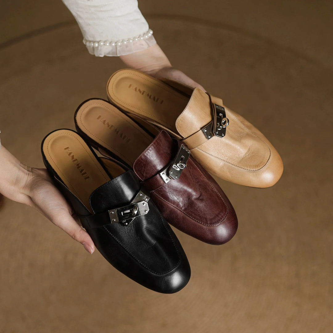 Carla | Leather Mules