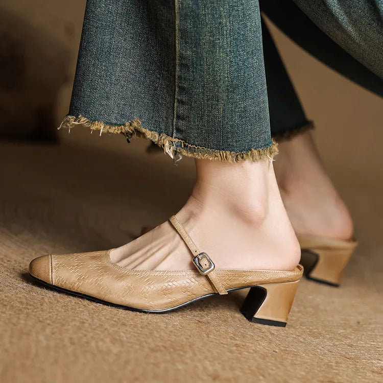 Berla | Leather Mules