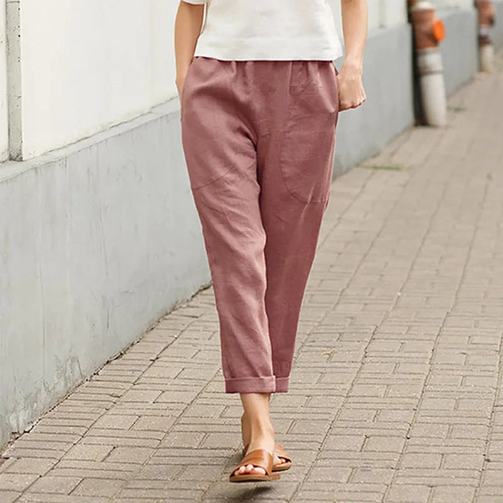 Kriza - Wide Leg Pants with Pockets