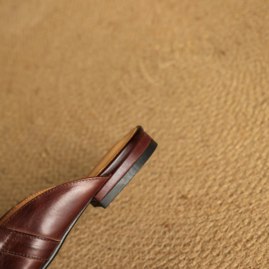 Carla | Leather Mules