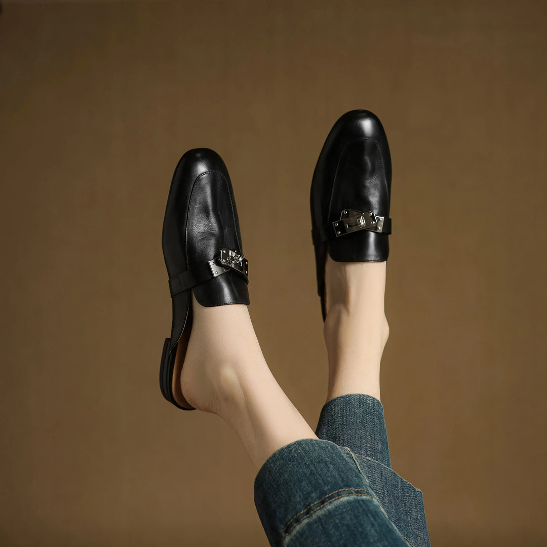 Carla | Leather Mules