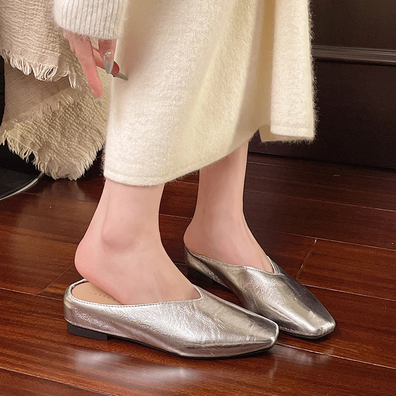 Lyra | Leather Mules