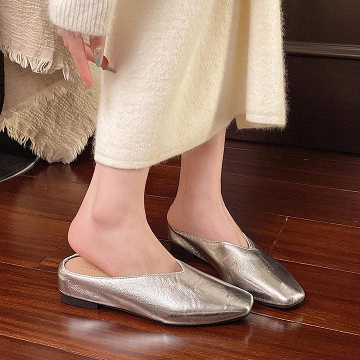 Lyra | Leather Mules