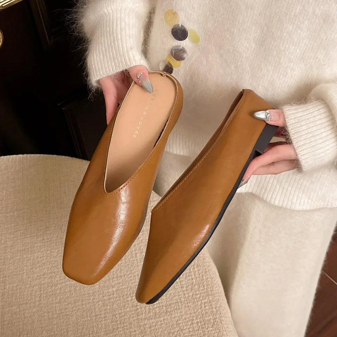 Lyra | Leather Mules