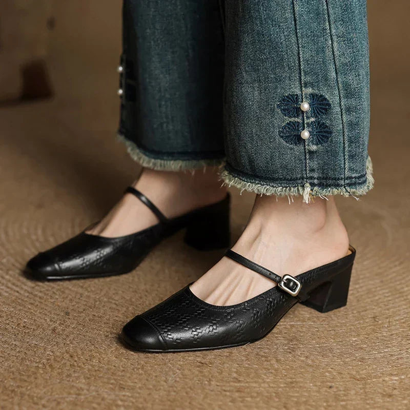 Berla | Leather Mules