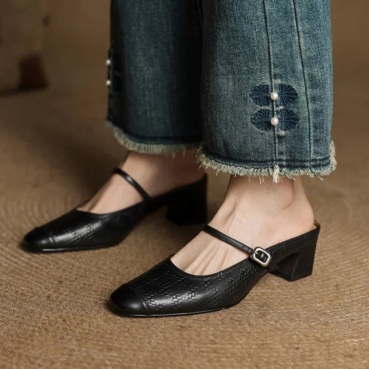 Berla | Leather Mules