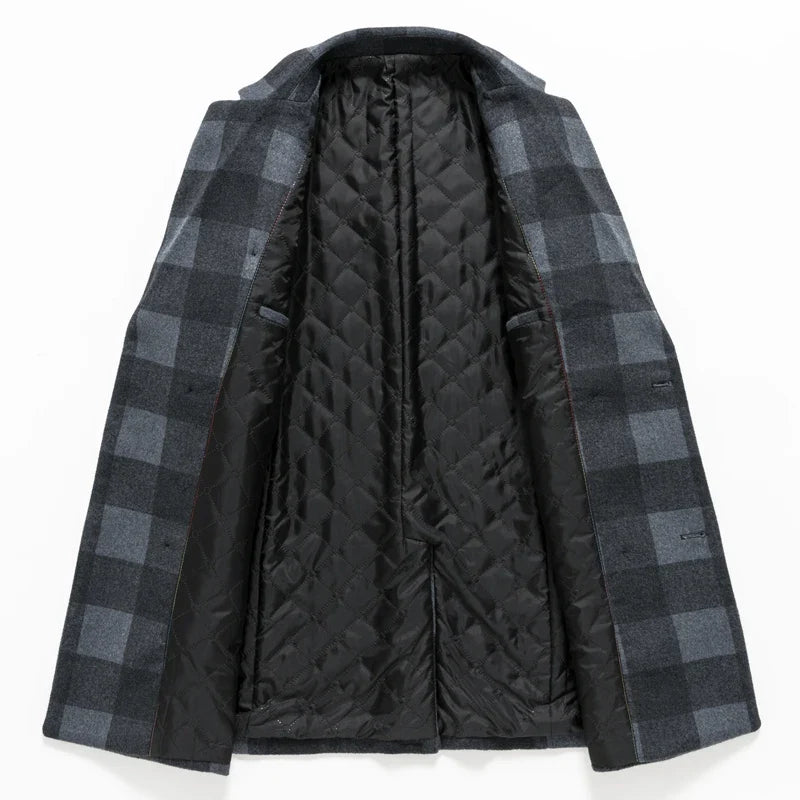 John Wellington Wool Trench Coat