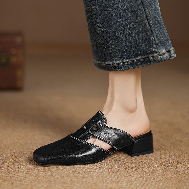 Ivora | Leather Mules