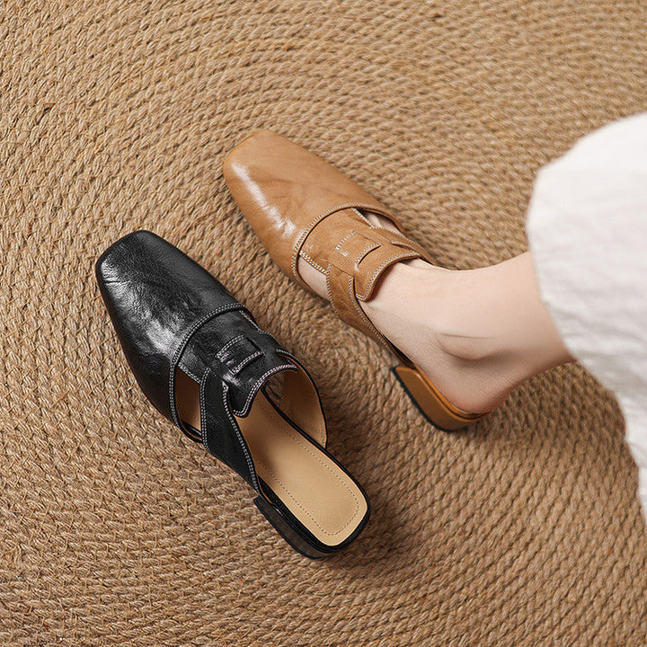 Ivora | Leather Mules