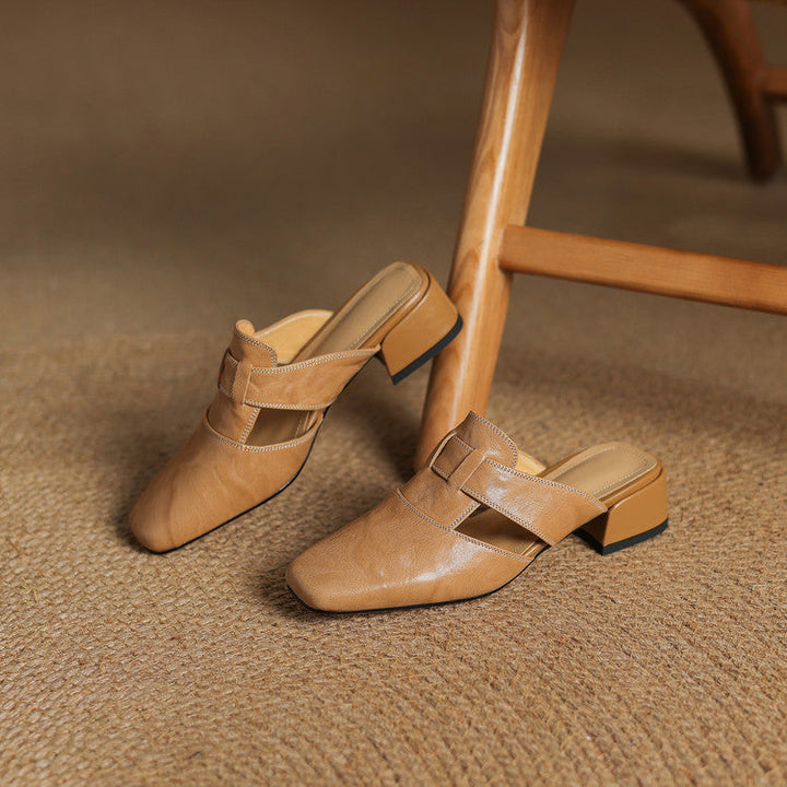 Ivora | Leather Mules