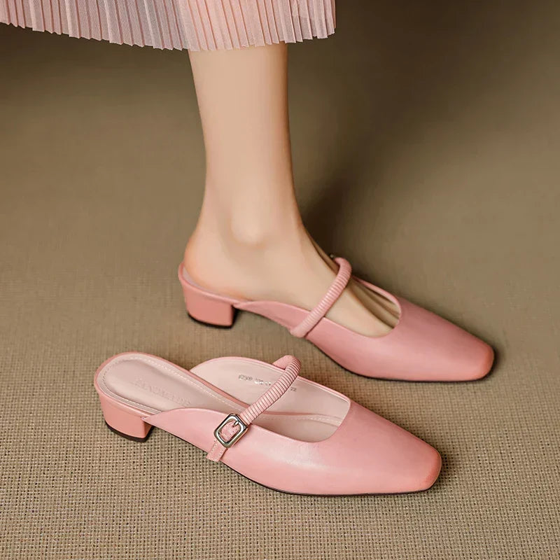 Kera | Leather Mules