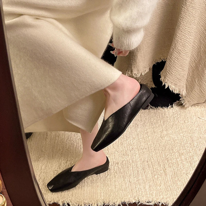 Lyra | Leather Mules