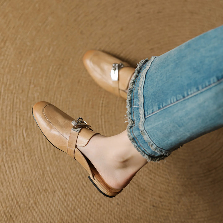 Carla | Leather Mules