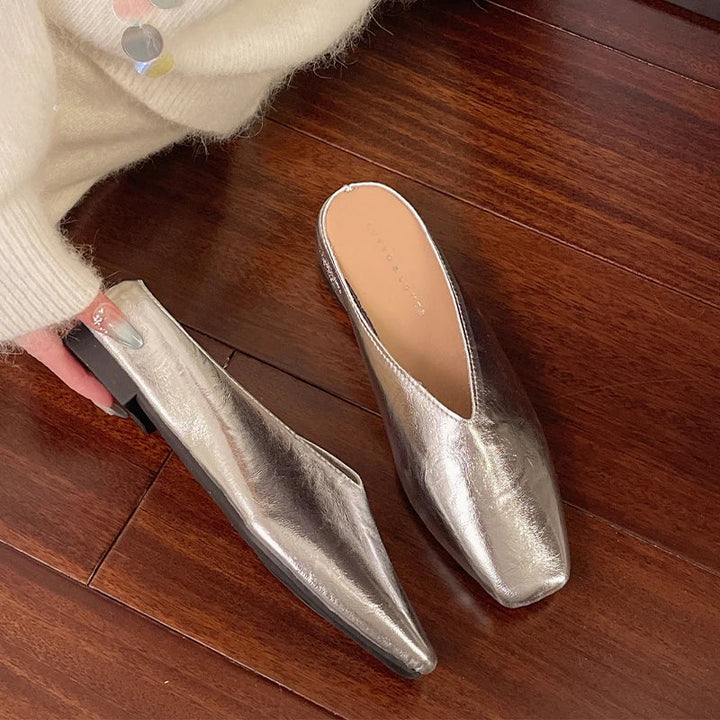 Lyra | Leather Mules